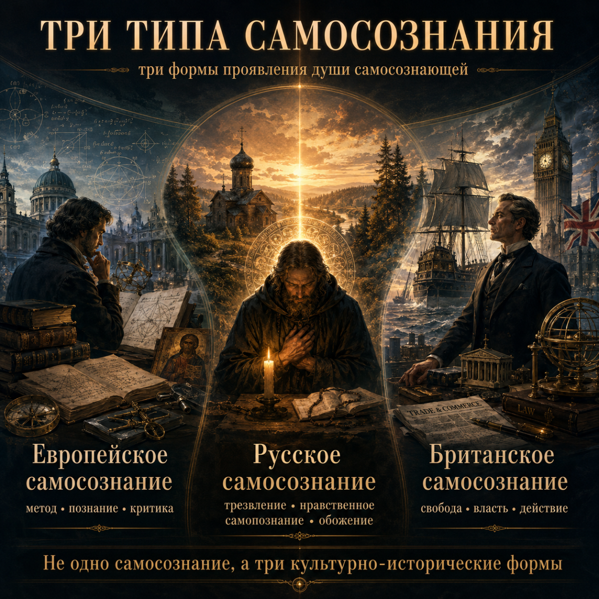 Три типа самосознания: европейское, русское и британское